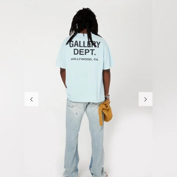 Gallery Dept. New Souvenir Tee Baby Blue M - Picture 2 of 9